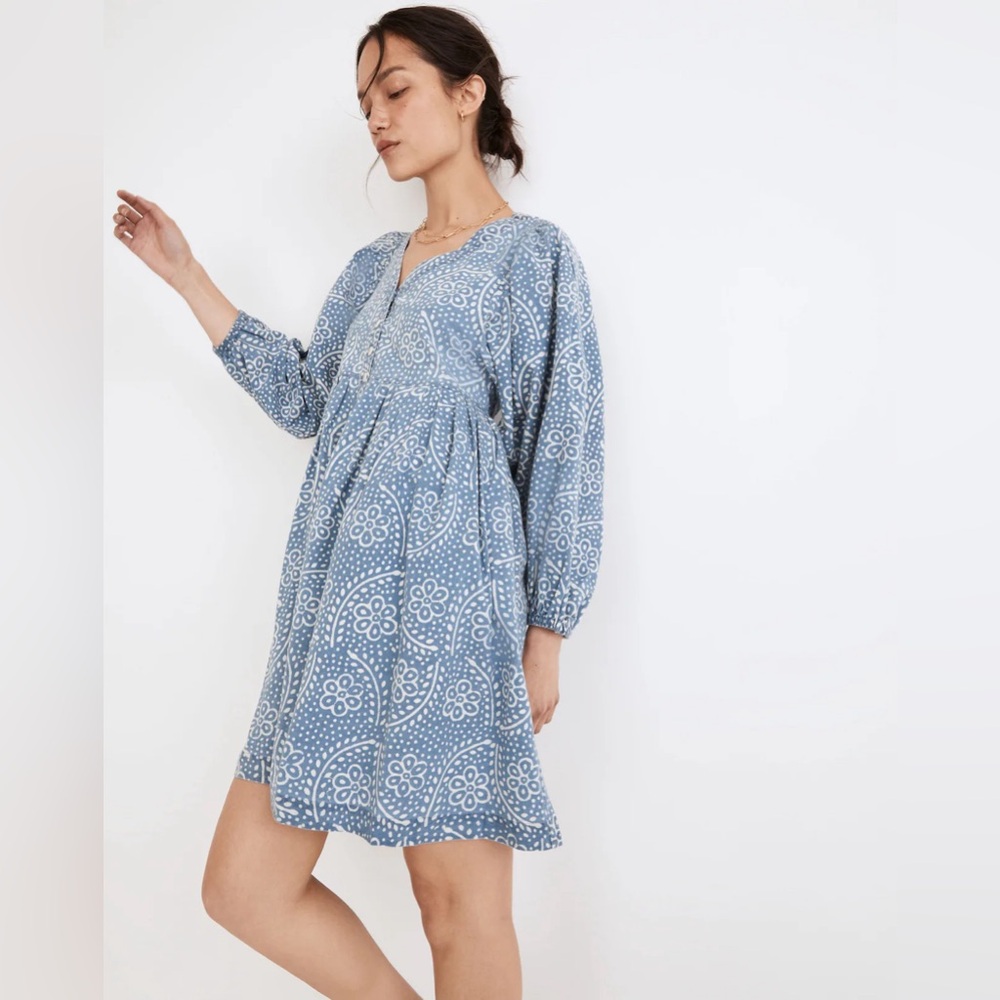Madewell Bubble Sleeve Dress